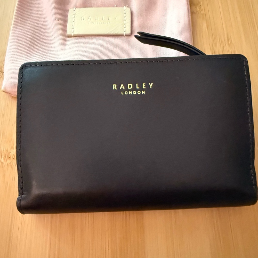 Radley London Plum/Dark Brown Leather Wallet